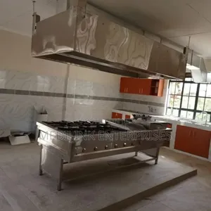 Island Commercial Kitchen Set Up(Cooker +Hood+Installation