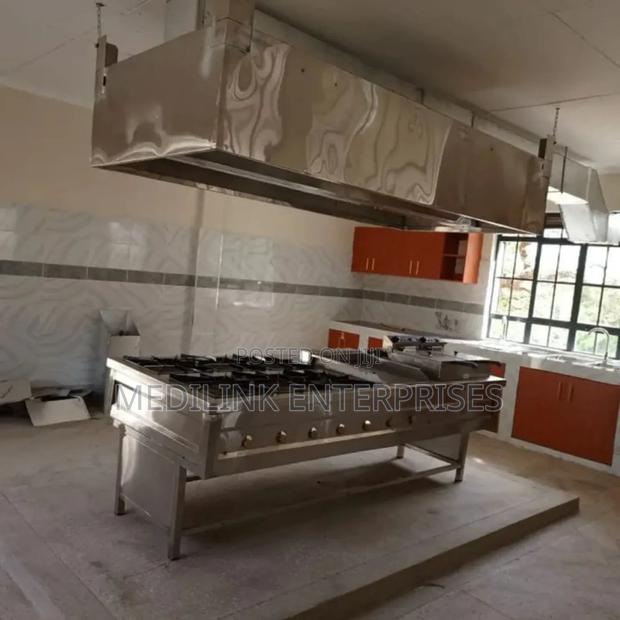 Island Commercial Kitchen Set Up(Cooker +Hood+Installation