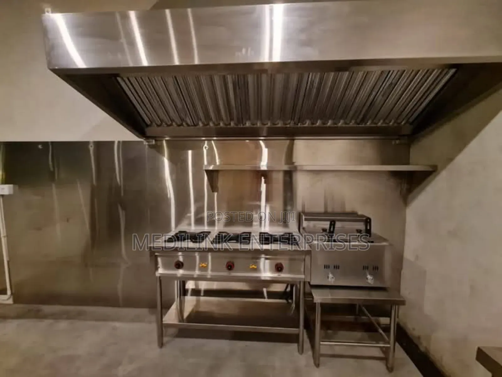 Stainless Steel Commercial Kitchen Set Up
