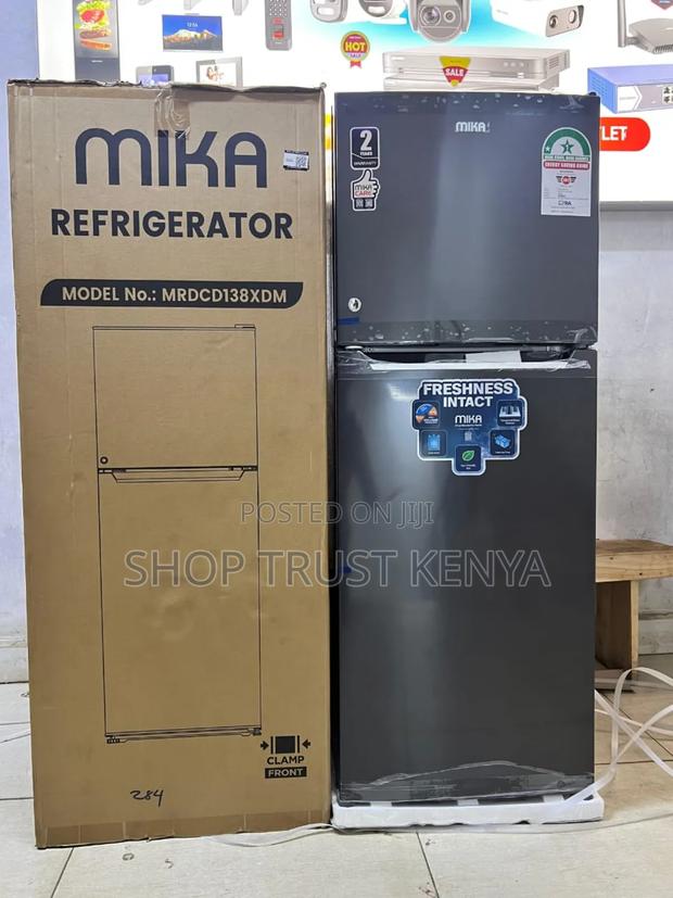 Mika 138l Double Door Refrigerator - main view