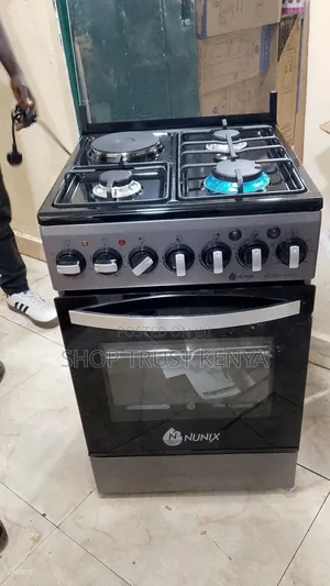 Nunix 50 by 55 Free Standing Cooker 3+1 Electric Oven
