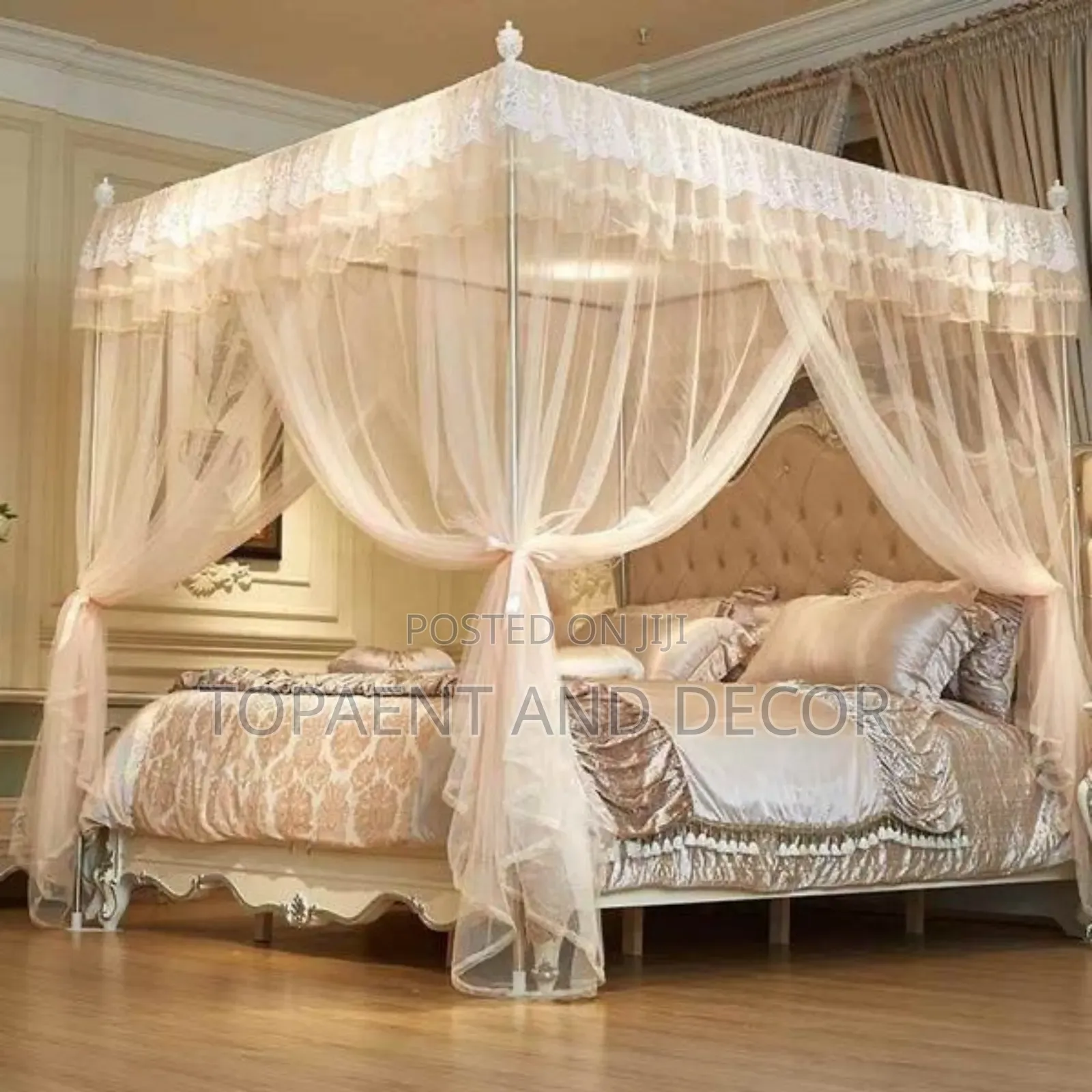 Full Coverage Four Stand Mosquito Net