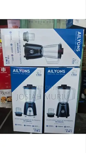 Ailyons Tyb-205 Blender 2in1 With Grindermachine 1.5l