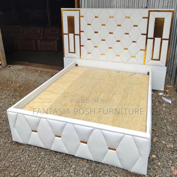 5x6 White Panel Chester Bed - Few Units Available