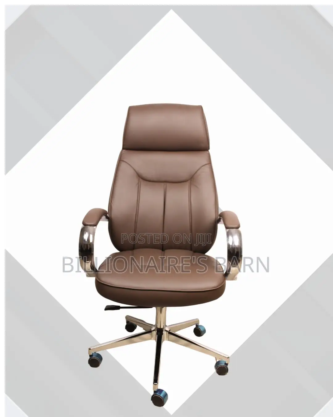 Durable Leather Brown Chair Office | Order Yours Today