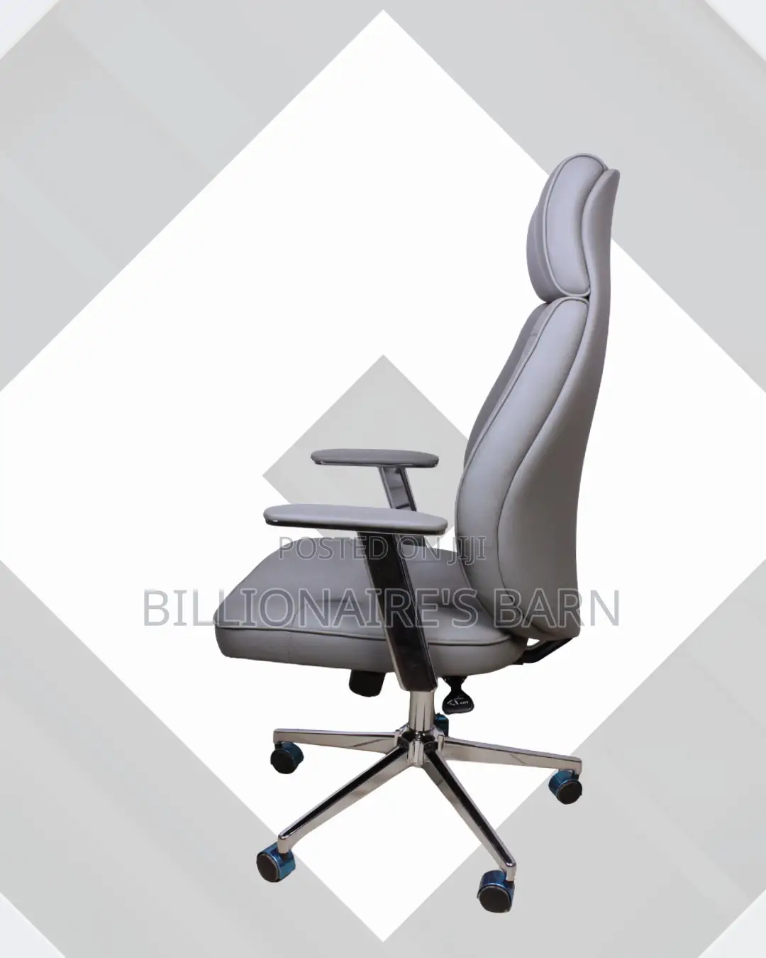 Stylish — Clean Grey Chair to | Same-Day Delivery Available