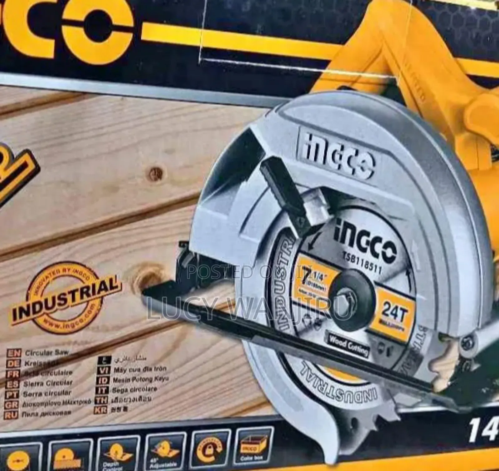 Ingco Circular Saw 7 Inch