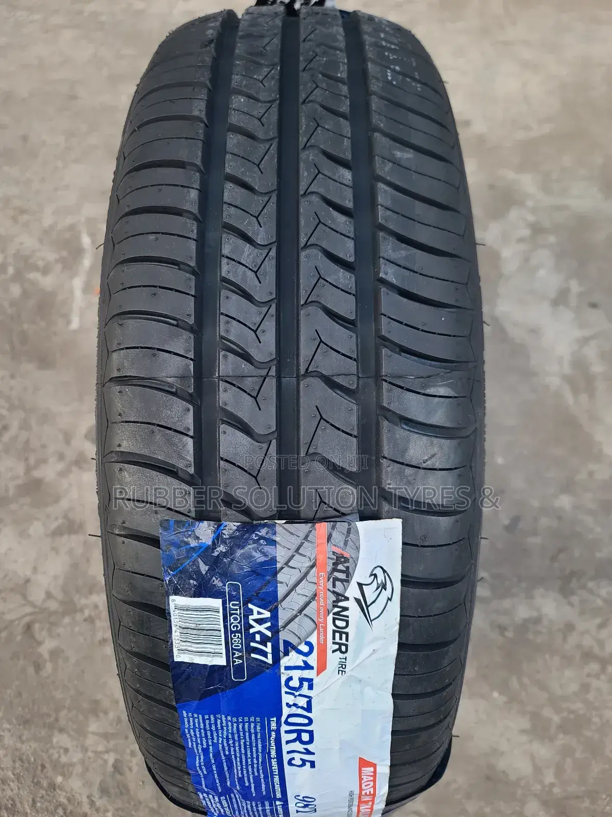 215/70r15 Atlander Tyres [Made in Thailand ]