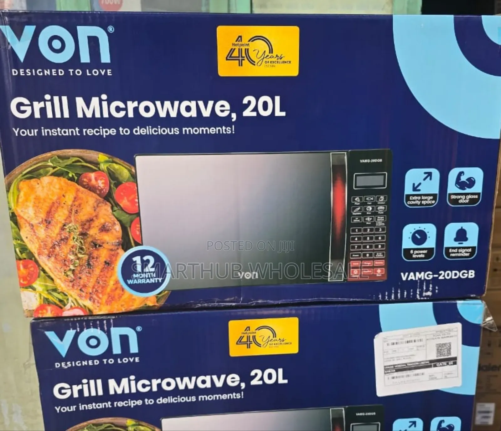Von 20 Litres Digital Microwave With Grill
