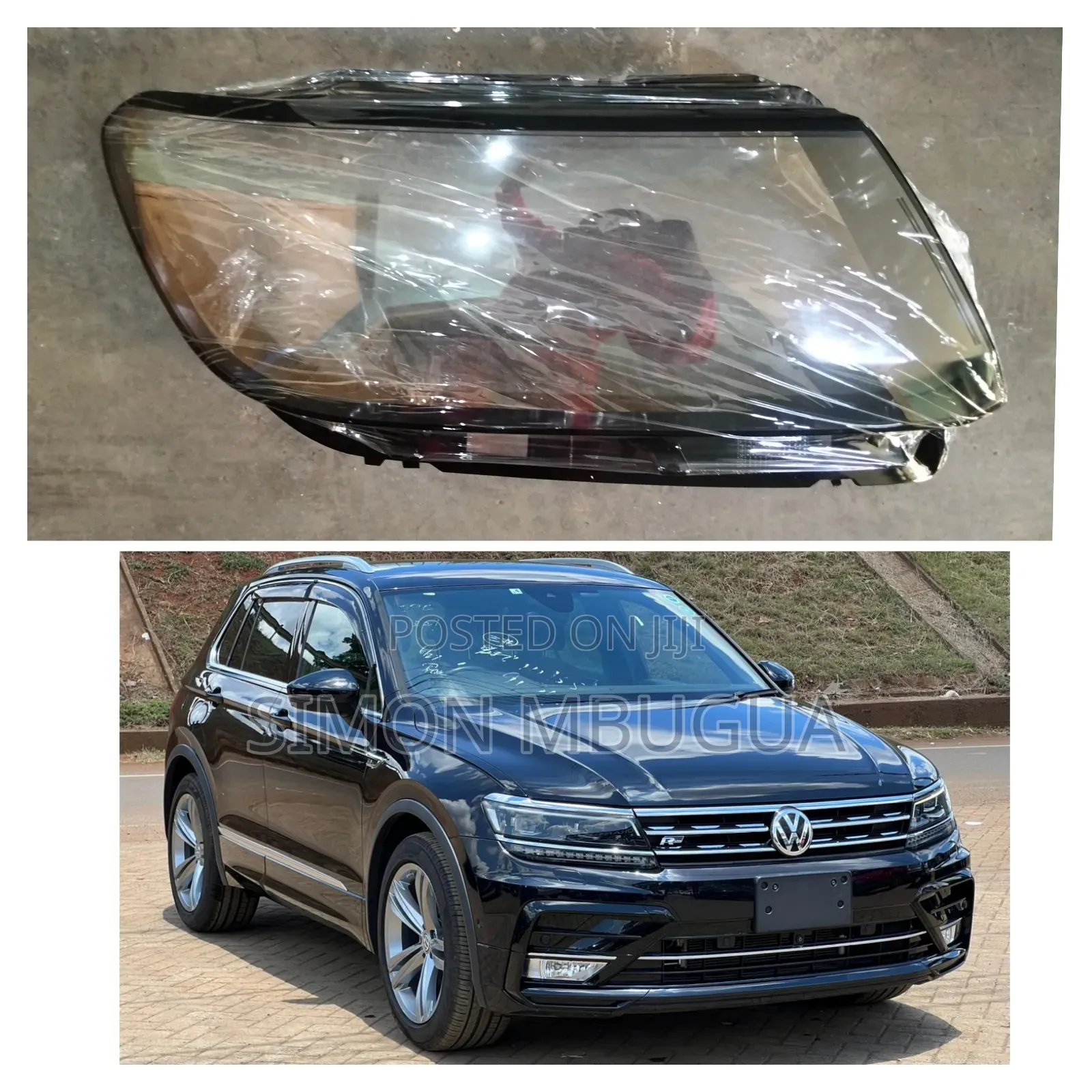 Volkswagen Tiguan 2018 Headlight Lens