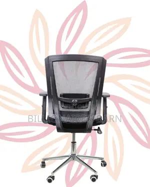 Ergonomic Mid-Back Chair With Chrome Base | Delivery Available