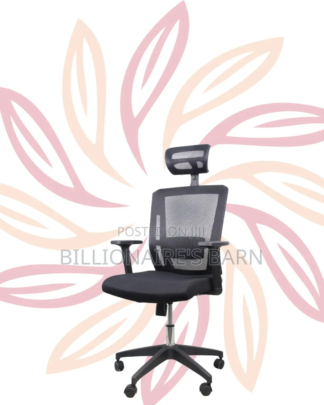 Lightweight Mesh Office Chair | Smooth Swivel Easy Movement