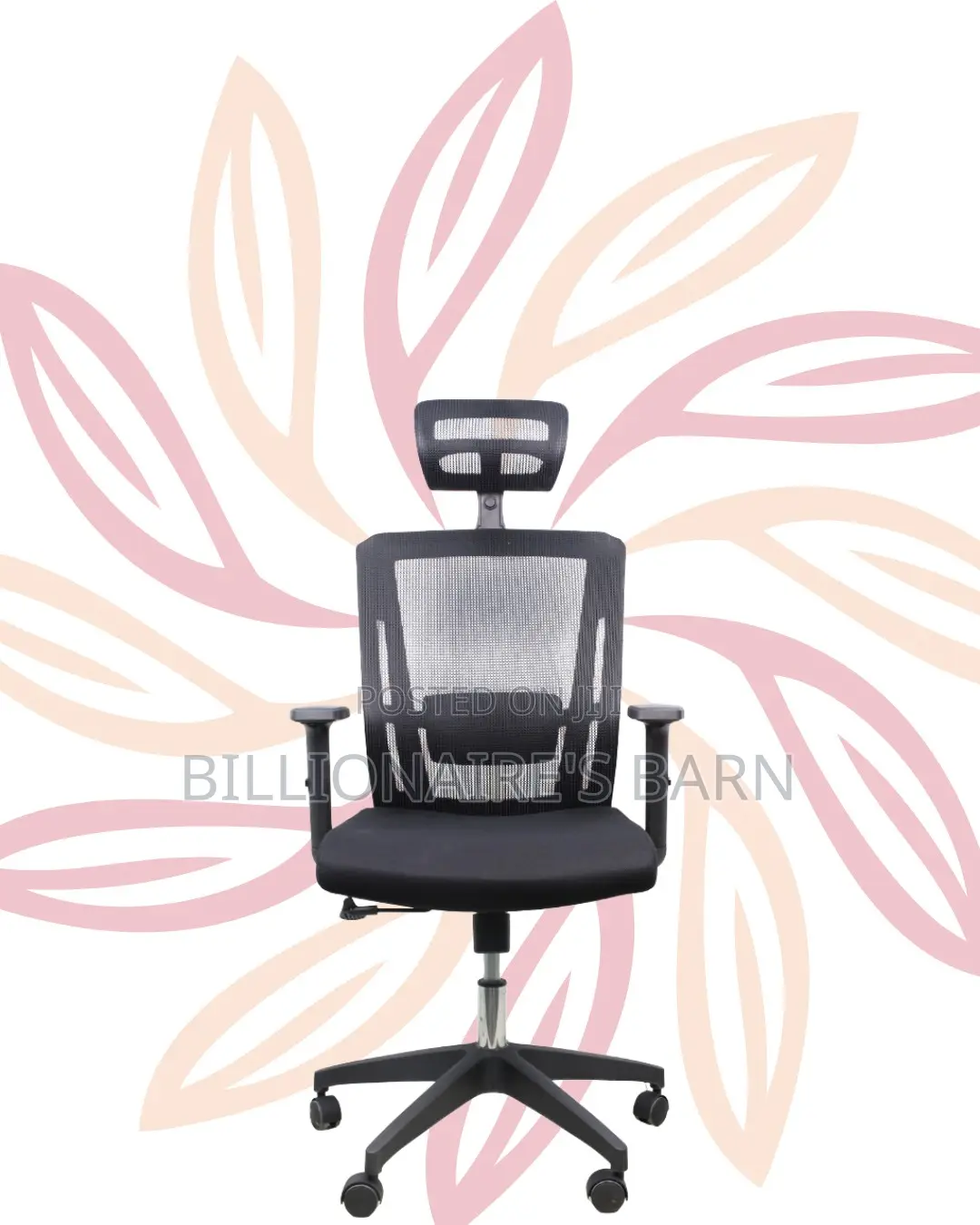 Lightweight Mesh Office Chair | Smooth Swivel Easy Movement