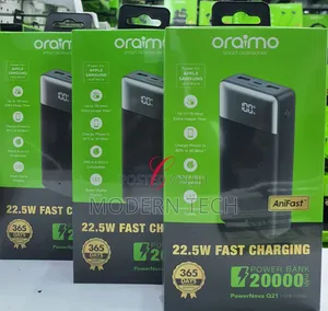 Oraimo Powernova Q21 20000mah 22.5w Power Bank