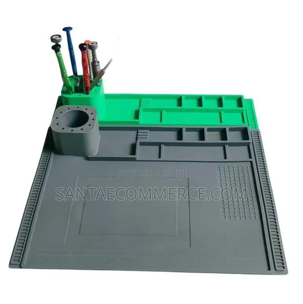 Silicon Heat Resistant Repair Soldering Mat With Screw Holder