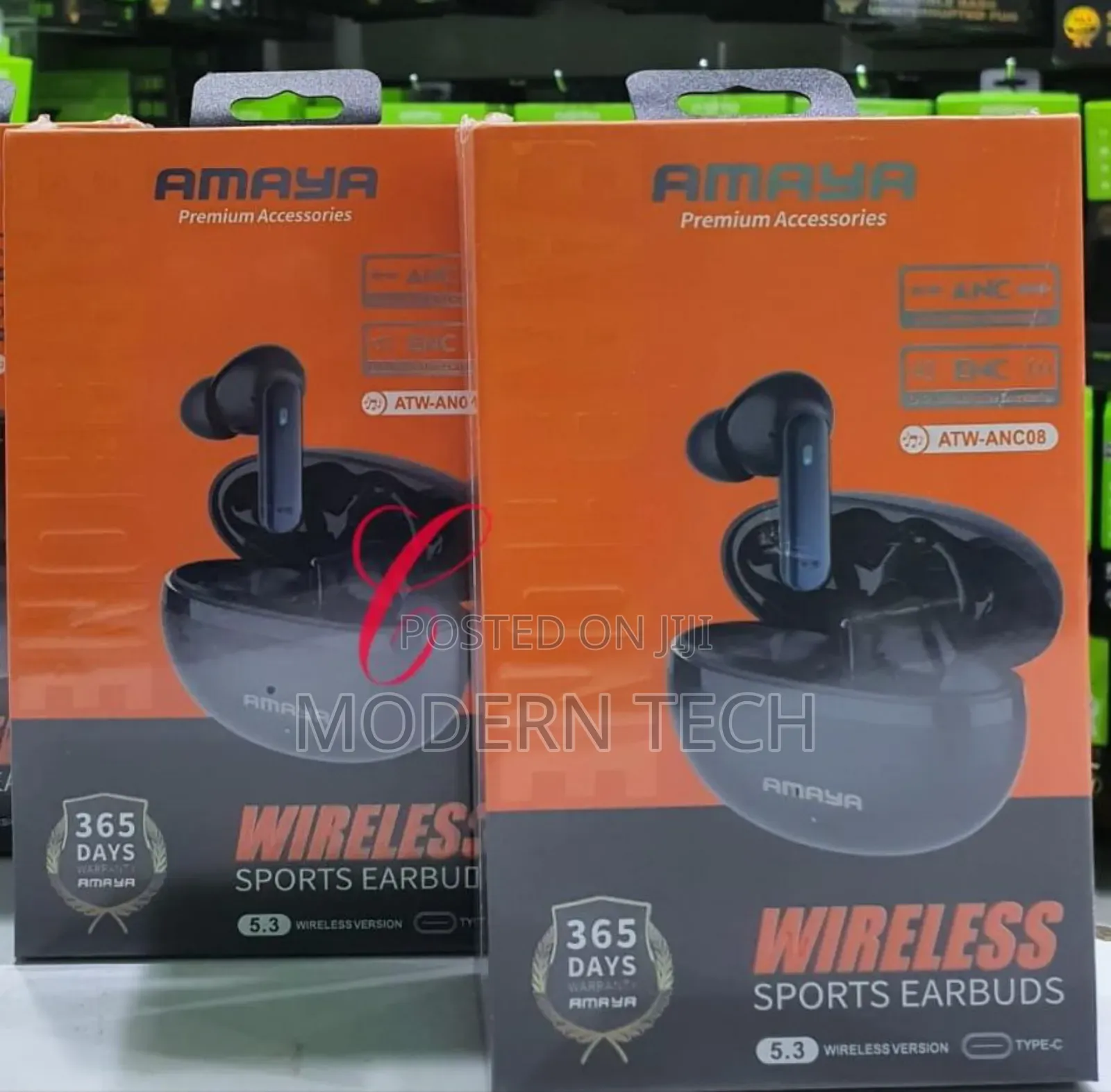 Amaya Atw-Anc08 *Anc* Wireless Sports Earbuds