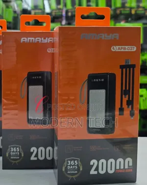 Amaya Apb-D27 20000mah Power Bank *With Detachable 4 Cables