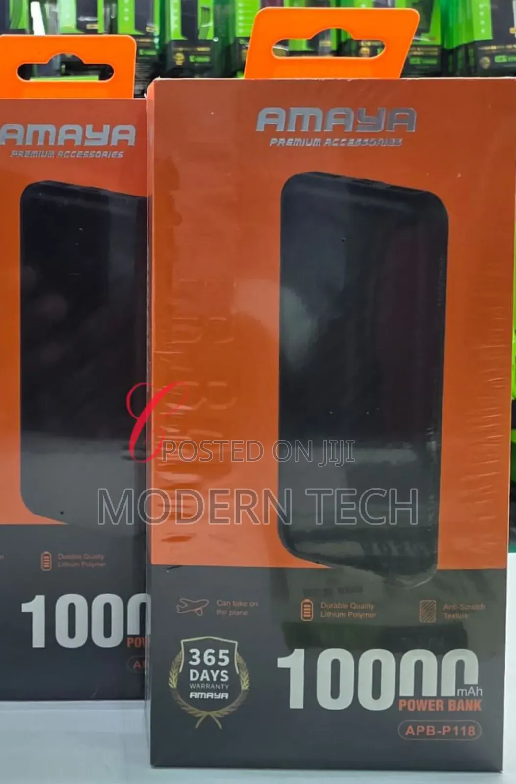 Amaya Apb-P118d 10000mah Antiscratch Texture Power Bank