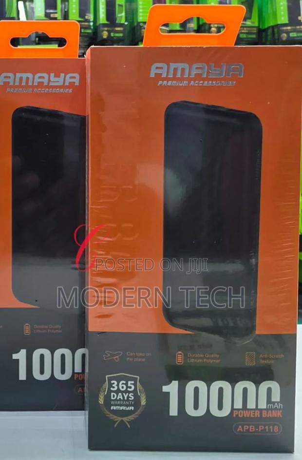 Amaya Apb-P118d 10000mah Antiscratch Texture Power Bank - main view
