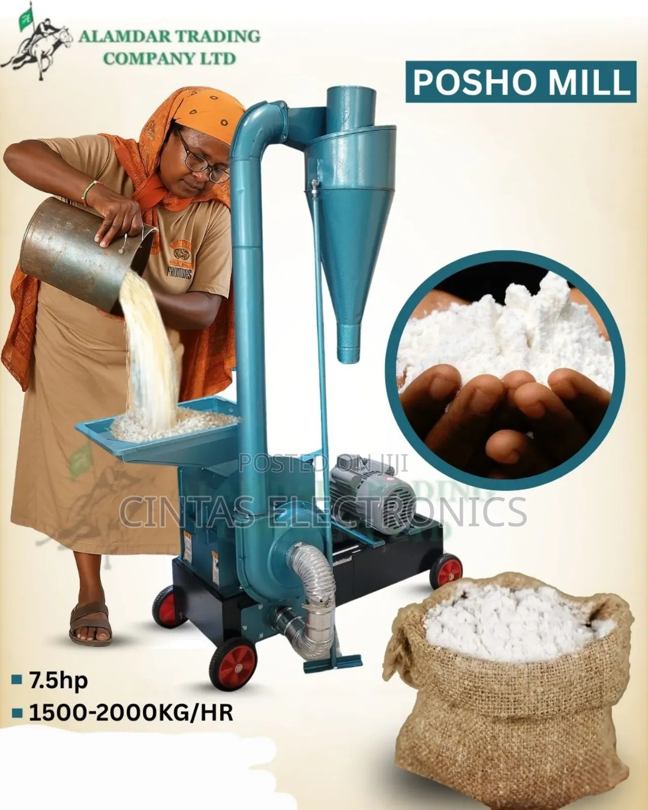 Posho Mill 7.5hp Machine