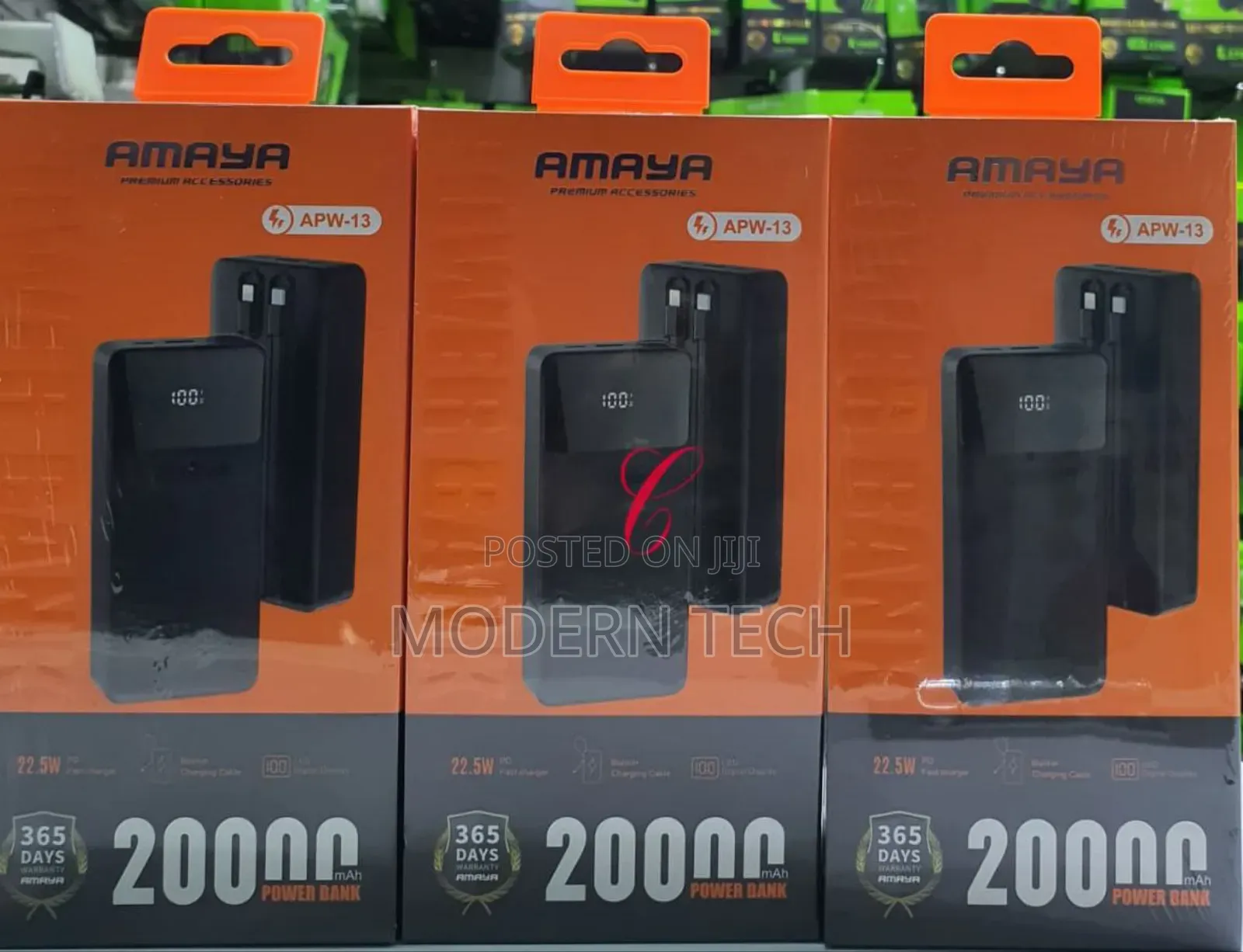 Amaya Apw-13 *22.5w 20,000mah* Pd Fast Charging Power Bank