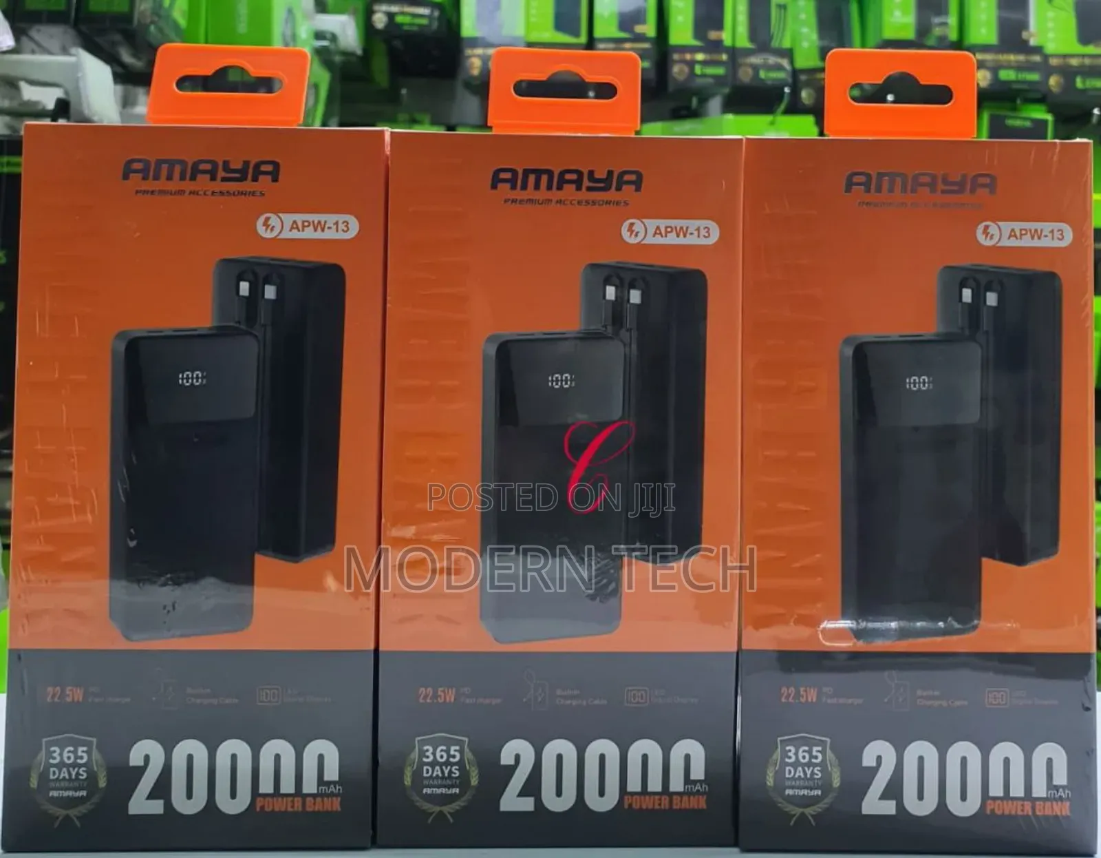 Amaya Apw-13 *22.5w 20,000mah Fast Charging Power Bank.