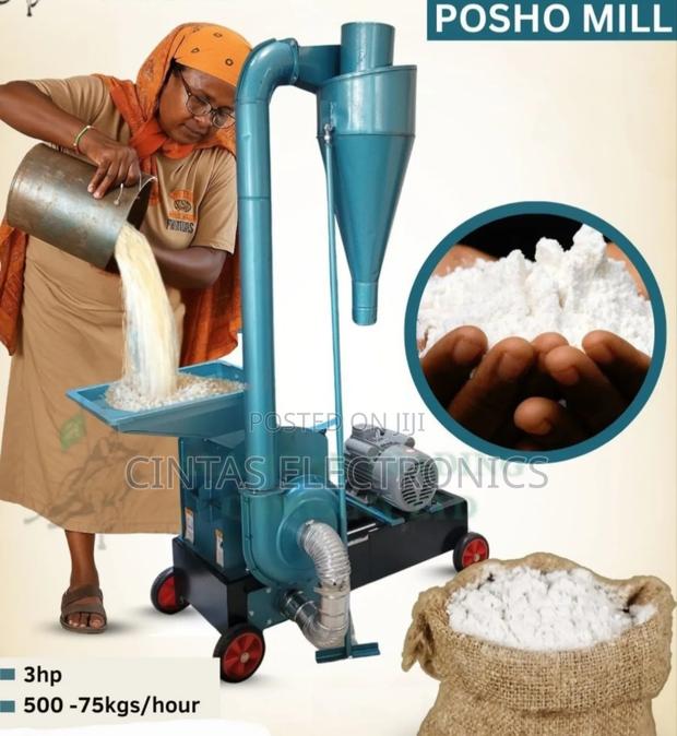 Posho Mill 3hp Machine 75_500kgs/Hr - main view