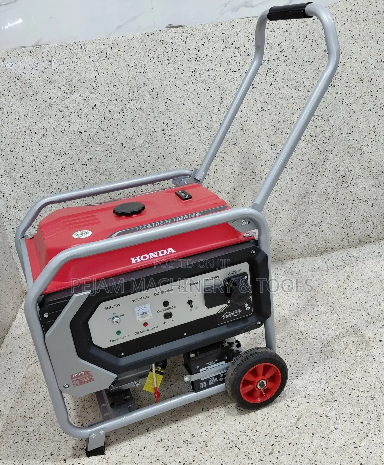 Honda Ep6500 7.5kva Keystart Petrol Generator