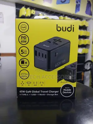 Budi 65w Global Travel Charger Adapter – Ac355b65w
