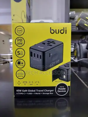 Budi 65w Global Travel Charger Adapter – Ac355b65w