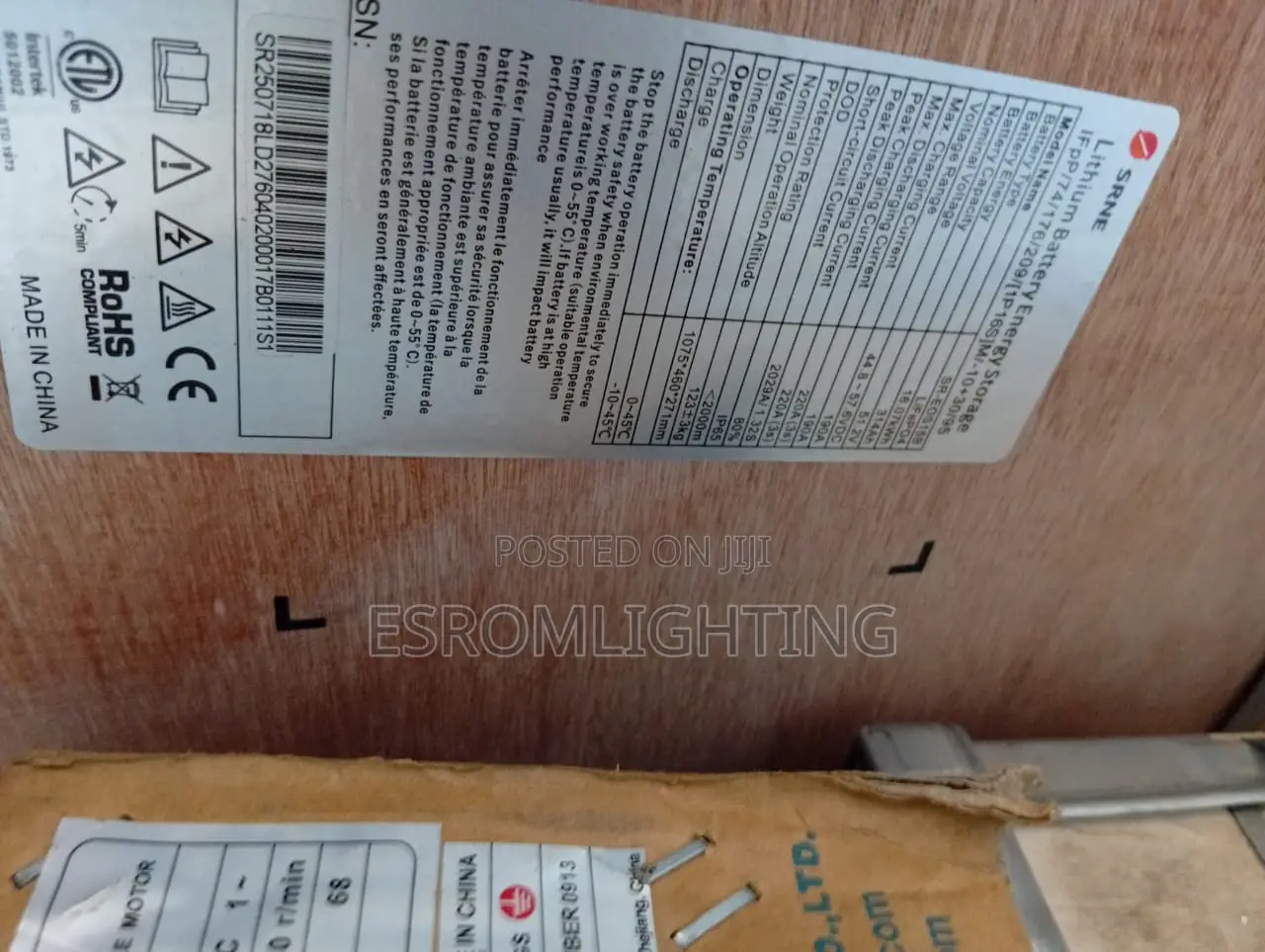 Srne 16.07kwh Lithium Battery – Model Sr-Eos15b
