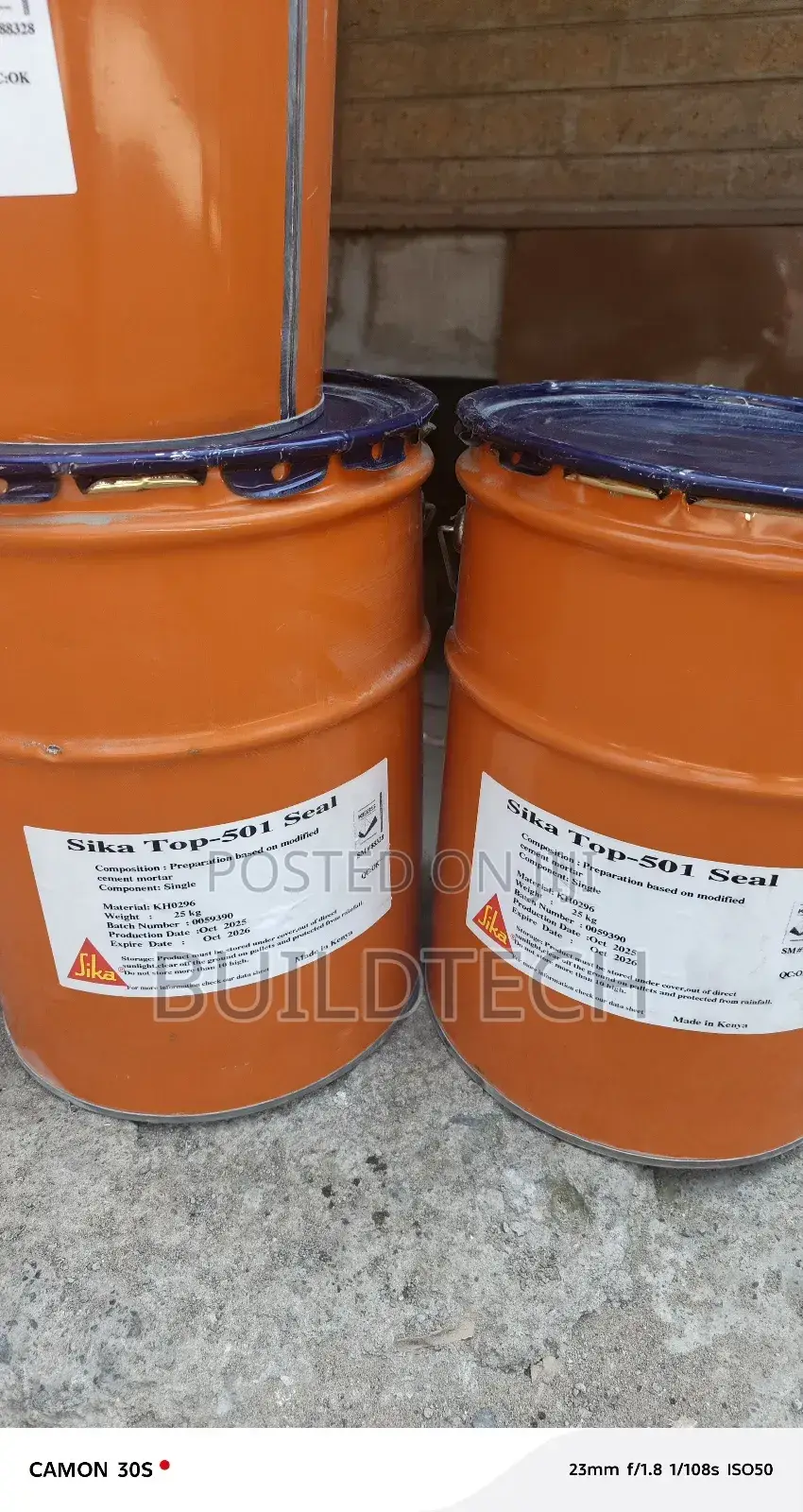 Sikatop 501 Durable Cement-Based Waterproof Layer