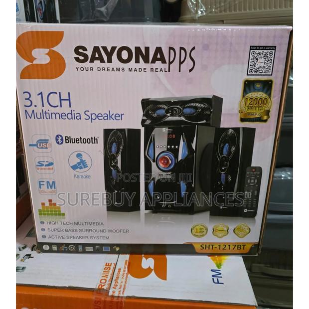 3.1ch Sayona SHT 1217 Bt Home Theater System