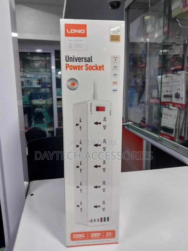 Ldnio Sc10610c Power Strip 10 Socket 6 Port Usb Charger Pd