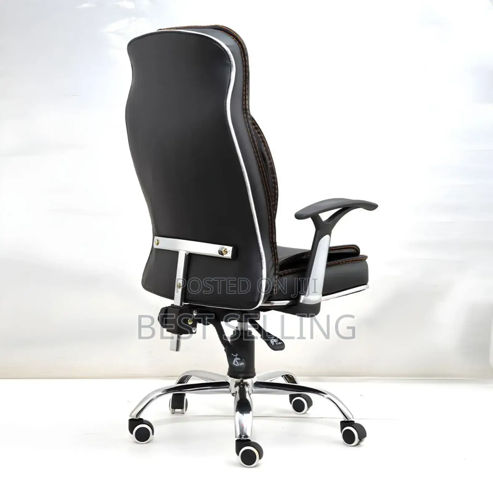 Black Leathered Office Chair