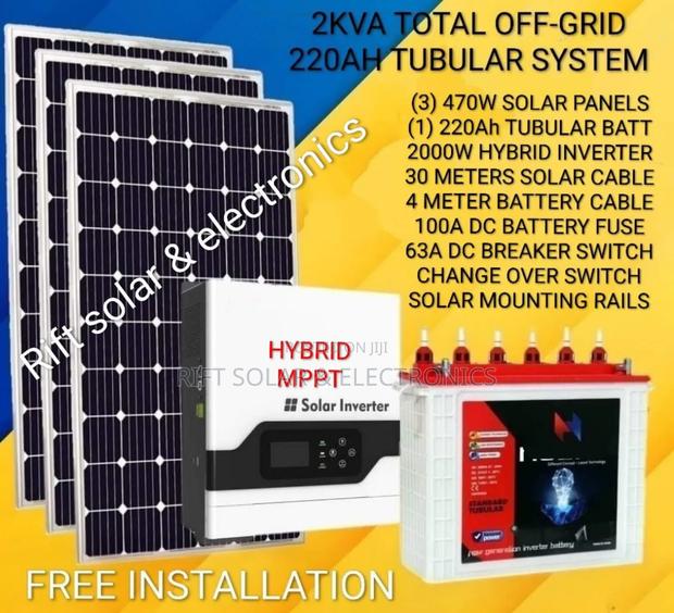 Perfect Standard 2kva Total Off-Grid Solar Solution - main view