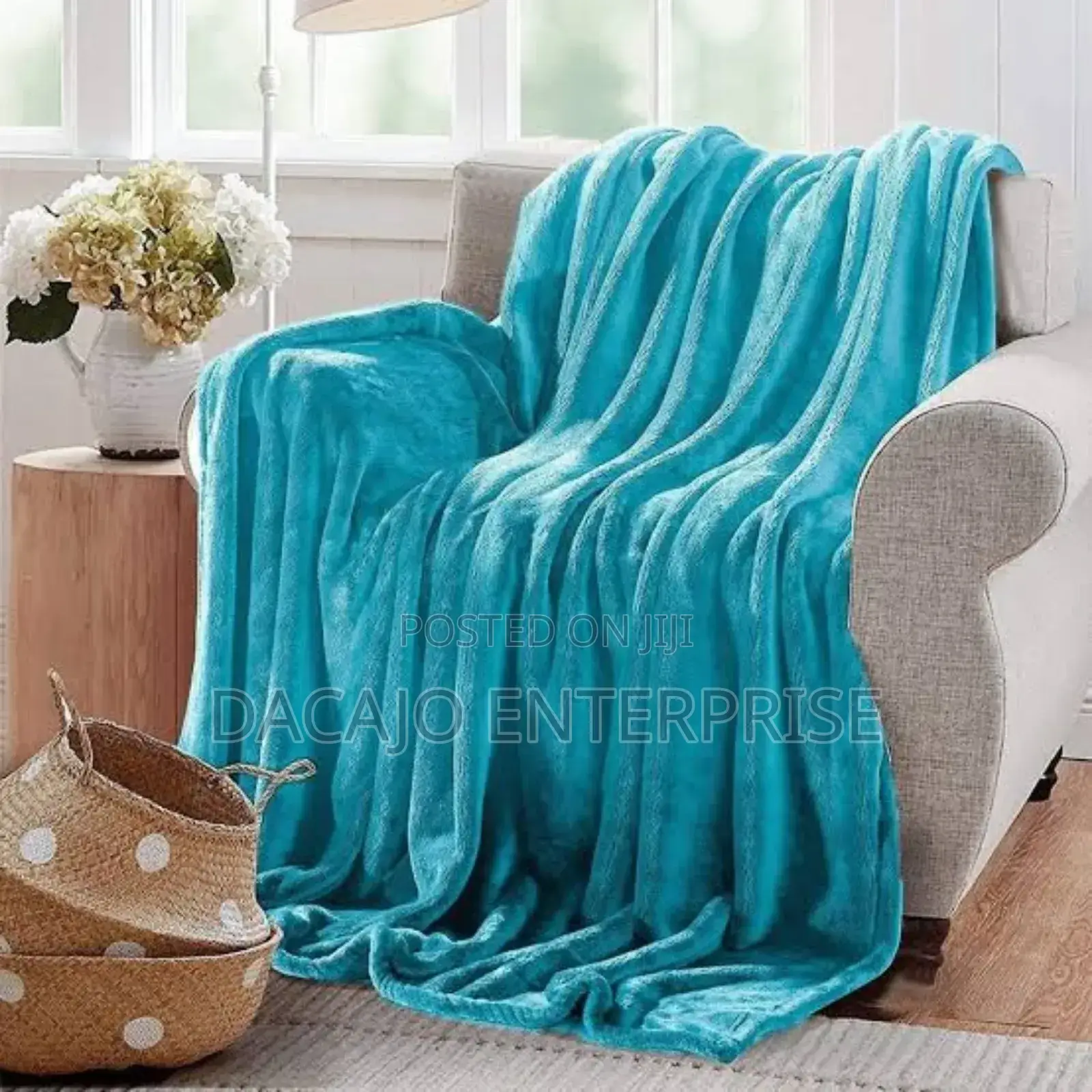 Quality Plain Soft Blankets Size 6*6