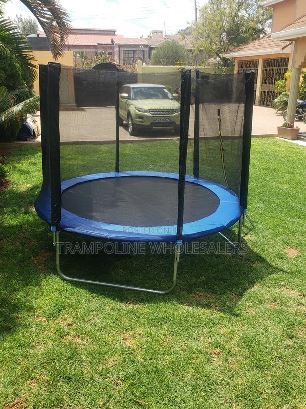 Stainless Steel 10ft Trampoline - main view