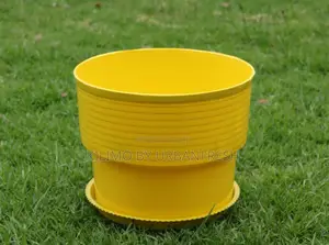 Assorted Colored Planting Pots
