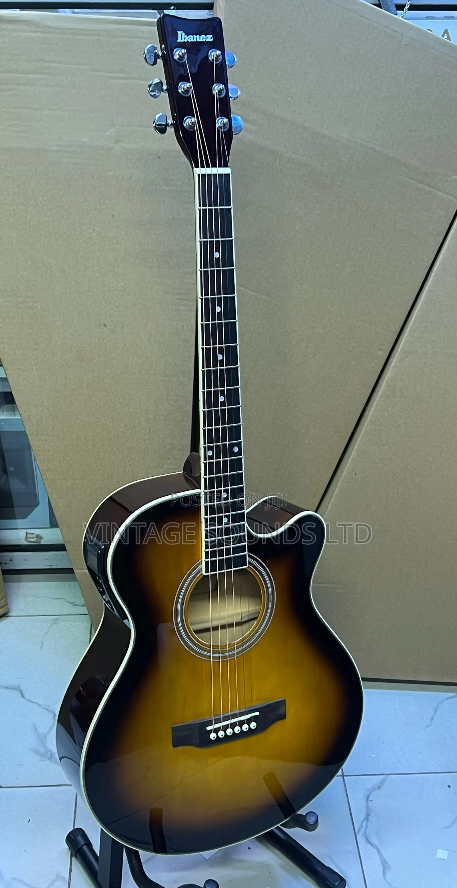 Ibanez Semi Acoustic Professional Guitar 40” Brown Sunburst