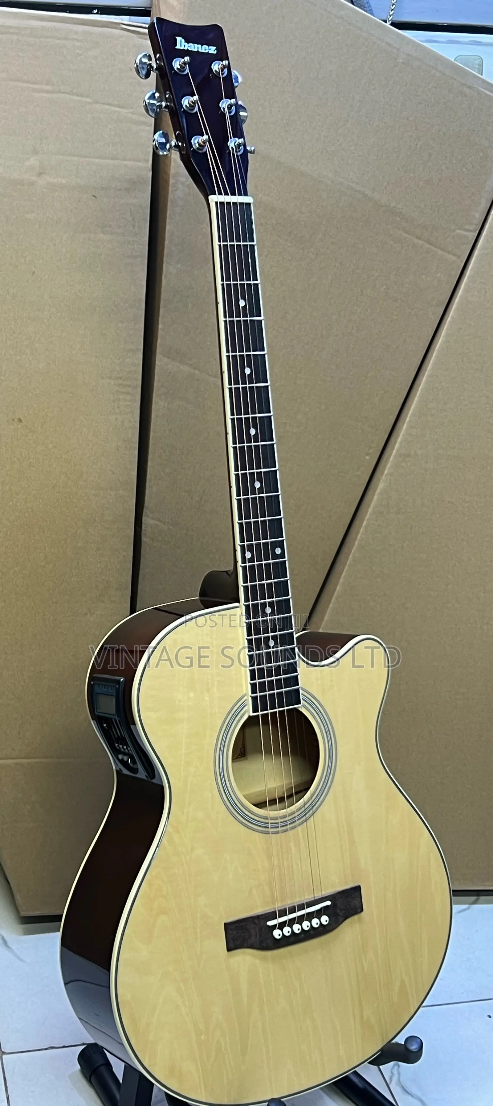 Ibanez 40 “ 6 Strings Semi Acoustic Guitar-Natural