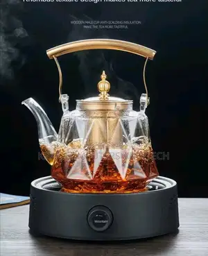 Heat Resistant Glass Teapot With Strainer Infuser