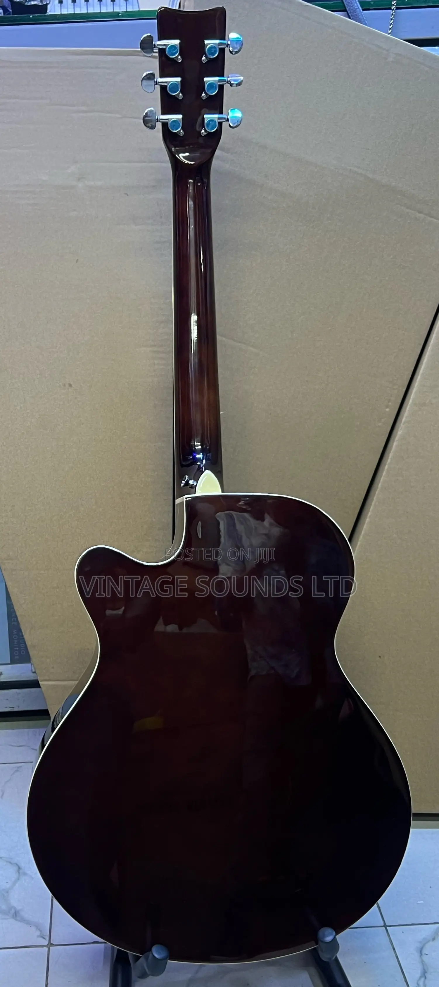 Ibanez 40” 6 Strings Semi Acoustic Electric Guitar- Brown Sunburst