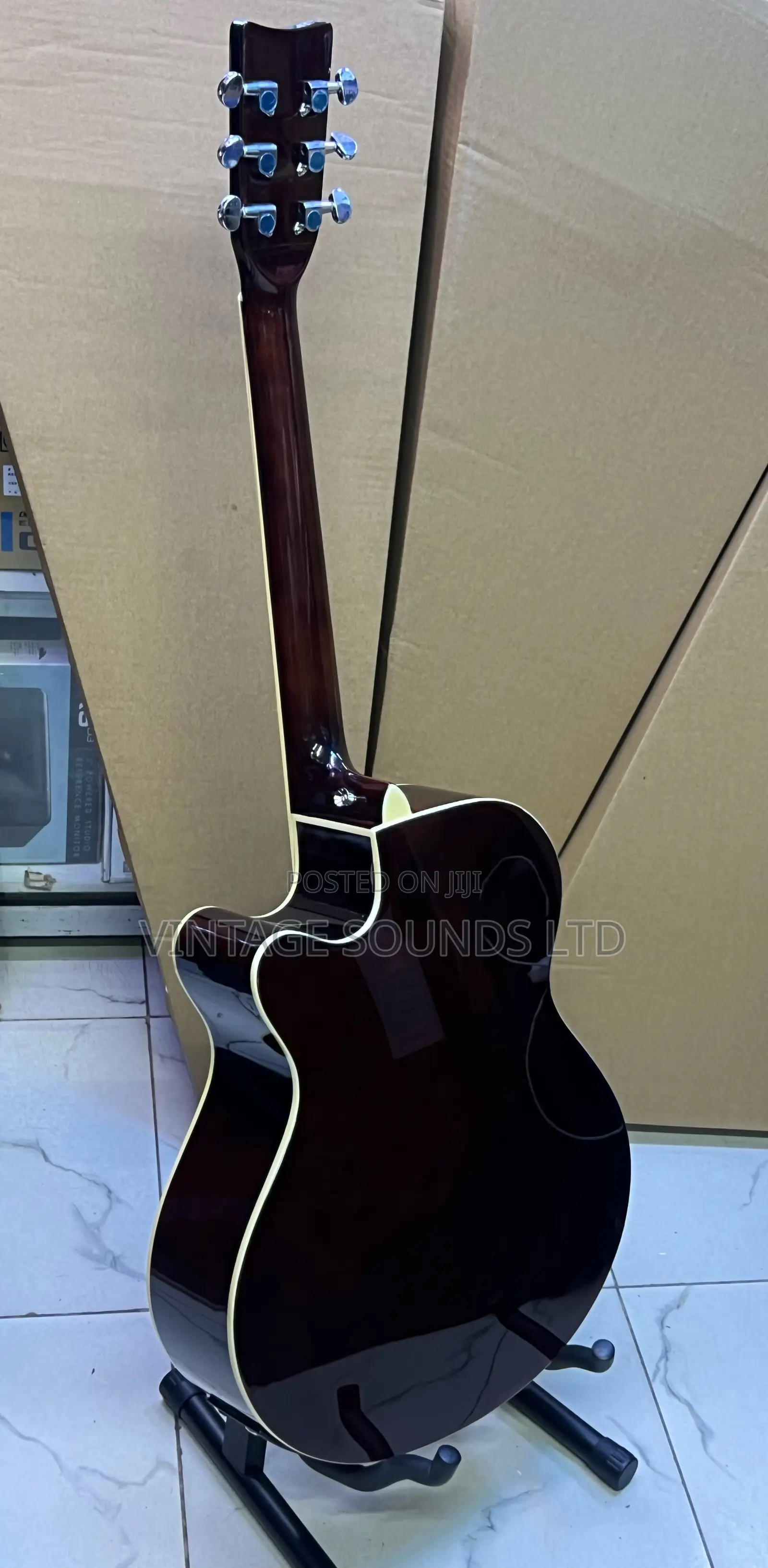 Ibanez 40” 6 Strings Semi Acoustic Electric Guitar- Brown Sunburst