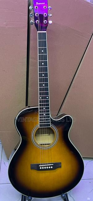 Ibanez 40” 6 Strings Semi Acoustic Electric Guitar- Brown Sunburst - thumbnail 2