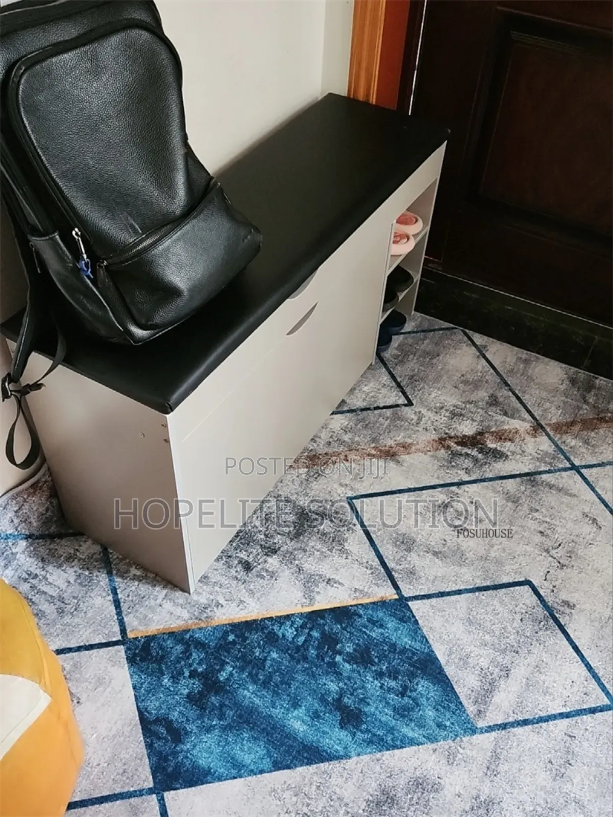 Modern Bucket Flip Shoe Cabinet