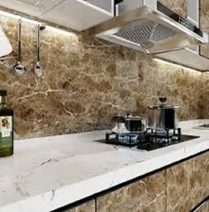 Heat Resistant Marble Wallpaper