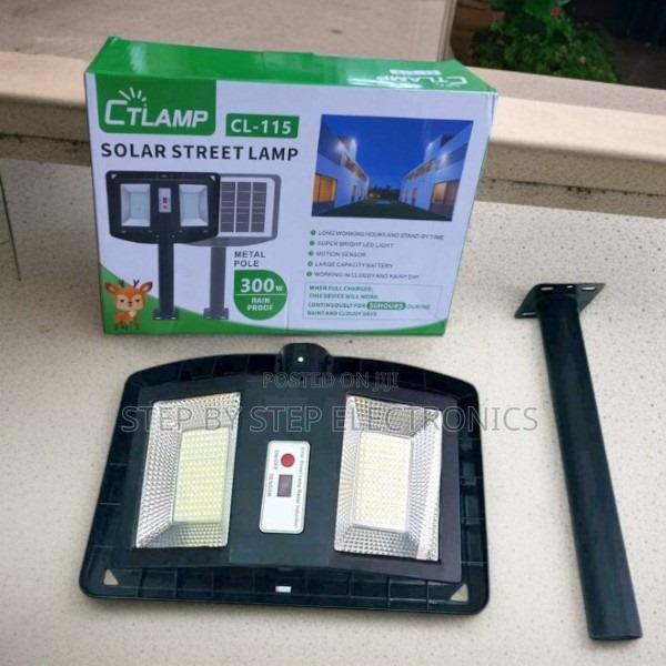 Ctlamp 300w Ultra Bright Double-Sided Motion Sensor Solar Street Light