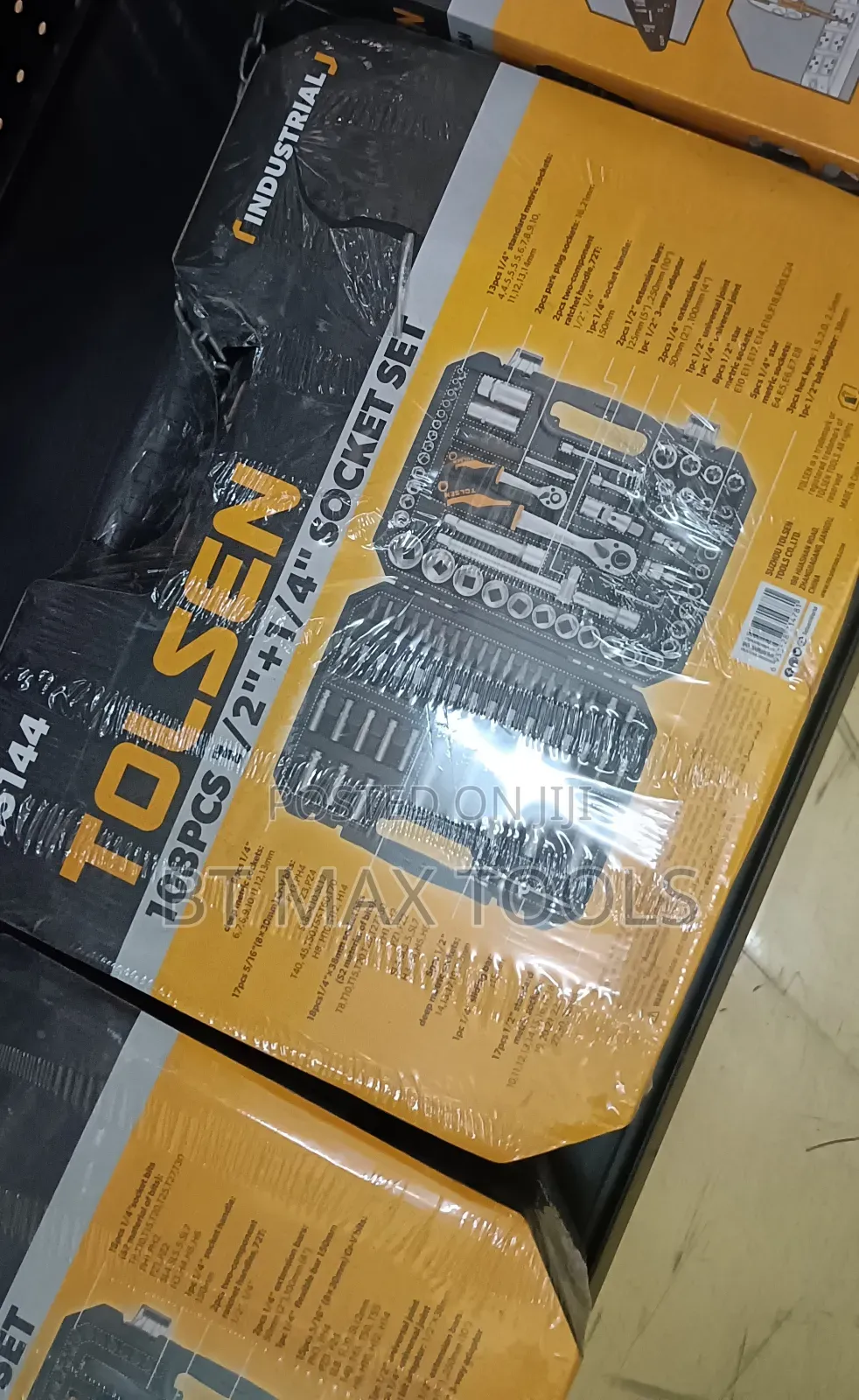 Tolsen 108pcs 1/2"+1/4" Socket Ser
