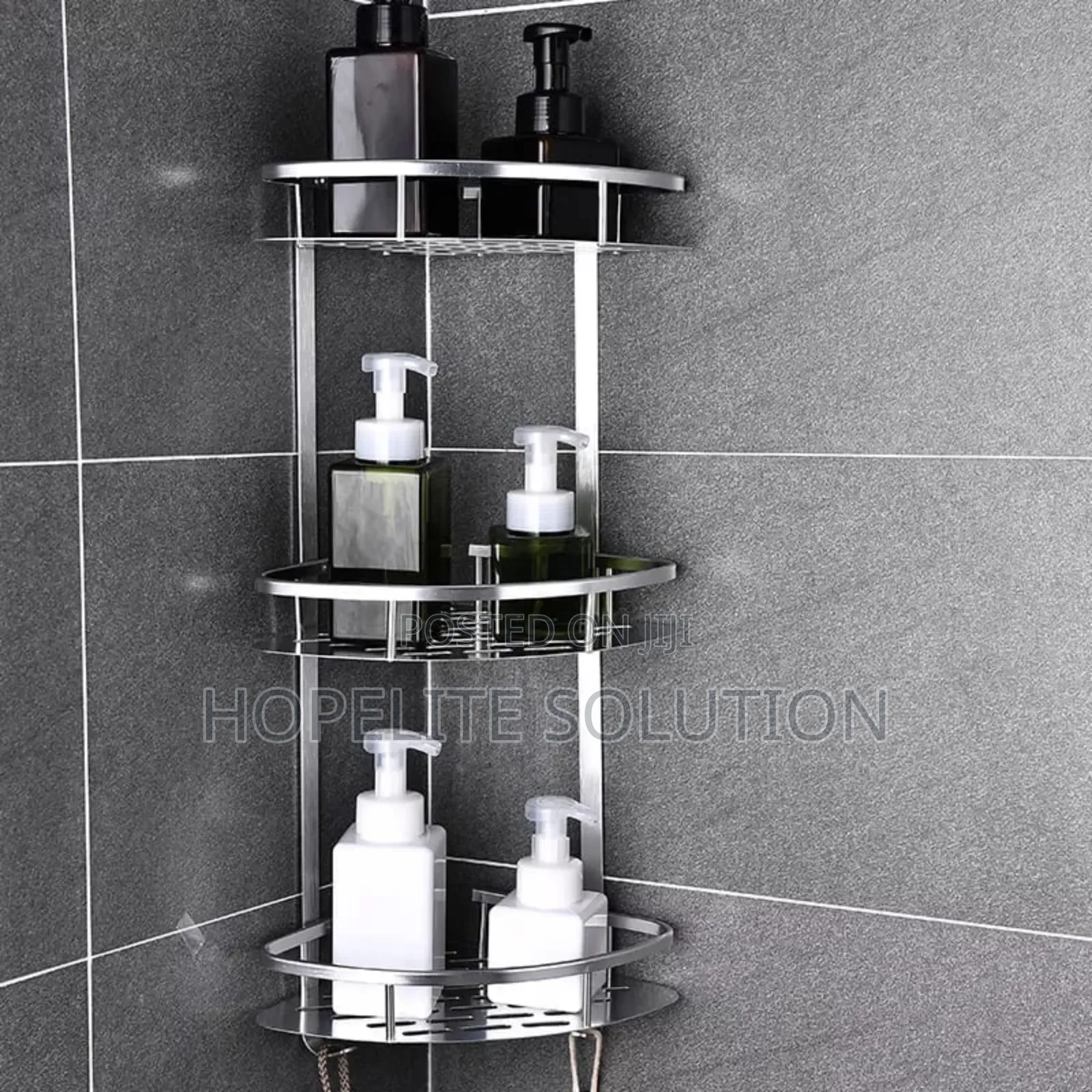 Aluminum Bathroom Corner Shelf